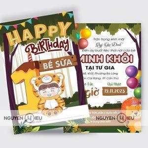 Thiệp sinh nhật Hiếu Nguyễn thiết kế